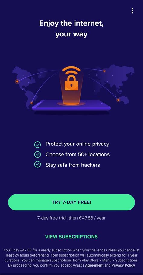 How To Cancel Avast Secure Line Vpn Free Trial 7 Days